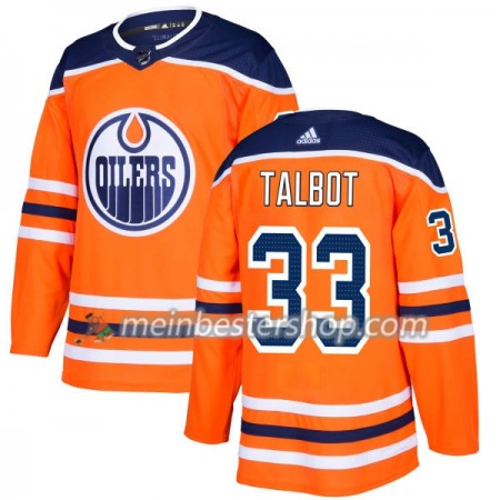 Edmonton Oilers Cam Talbot 33 Adidas 2017-2018 Orange Trikot Authentic - Herren Edmonton Oilers Cam Talbot 33 Adidas 2017-2018 Orange Trikot Authentic - Herren